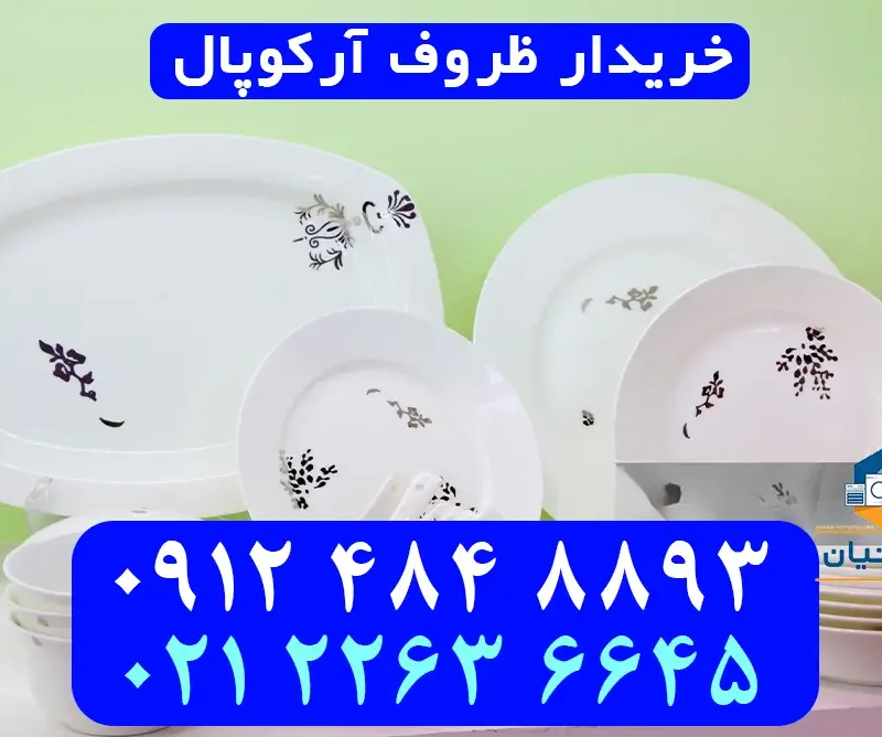 خریدار ظروف آرکوپال